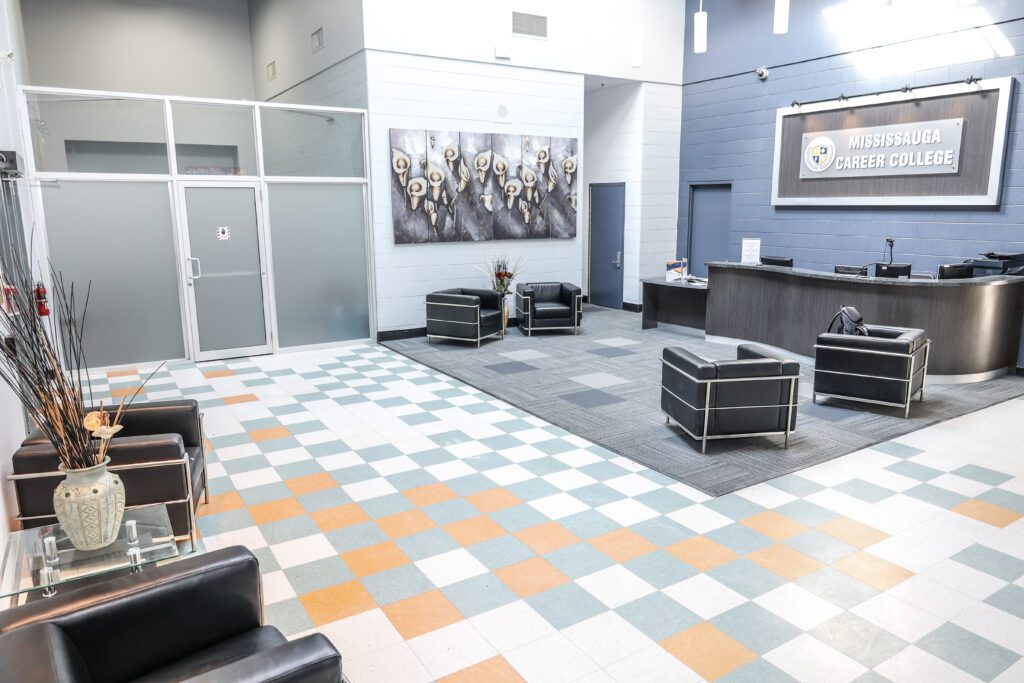 The front lobby and lounge